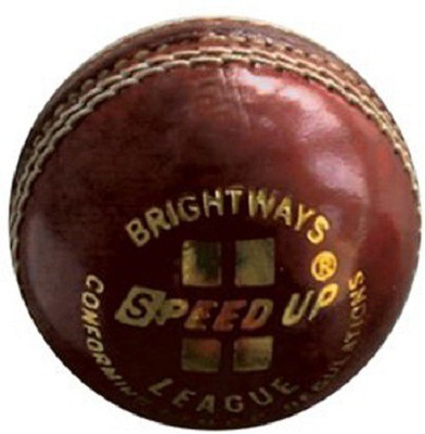 Speed Up League Red Leather Cricket Leather Ball(Pack of 1, Red)