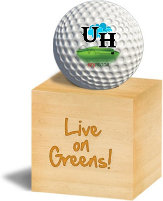 ezyPRNT "UH" Golf Ball(Pack of 1, White)