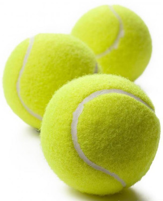 Imported Superb Cricket Tennis Ball(Pack of 3, Yellow)