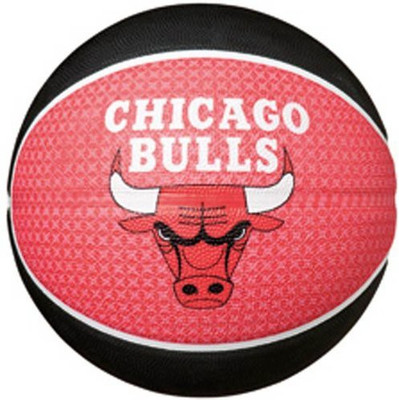 SPALDING CHICAGO BULLS Basketball - Size: (Pack of 1, Red, Black