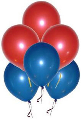Lighter House Solid FK-606 Balloon(Red, Blue, Pack of 100)