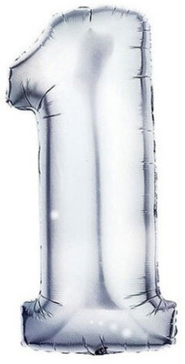 GrandShop Solid GS50431 Balloon(Silver, Pack of 1)