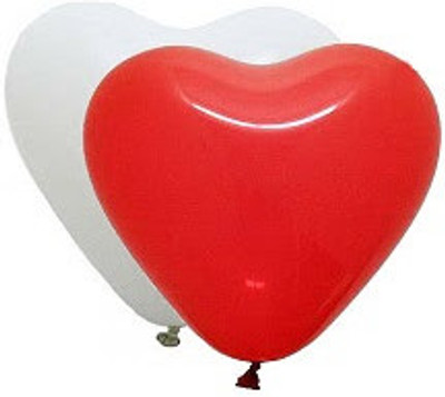 Tiger Solid 50148 Balloon(Red, White, Pack of 30)