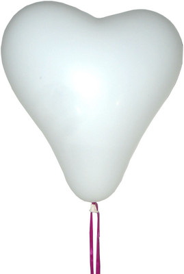 GrandShop Solid 50267 Balloon(White, Pack of 30)