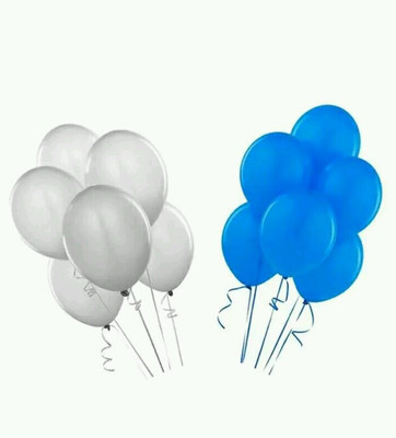 PartyballoonsHK Solid White & Blue Birthday,Party, Decoration (Pack of 50) Balloon(White, Blue, Pack of 50)
PartyballoonsHK Solid White & Blue Birthday,Party, Decoration (Pack of 50) Balloon(White, Blue, Pack of 50)