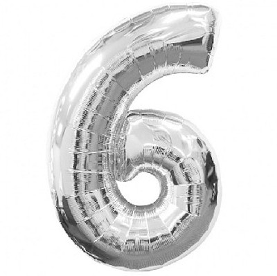 Anagram Printed 1375001 Balloon(Silver, Pack of 1)