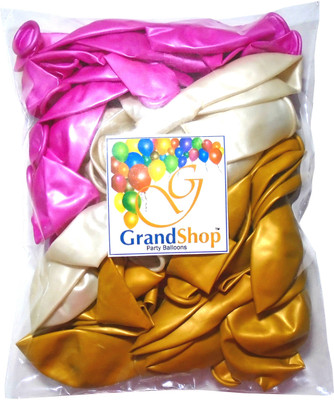 GrandShop Solid Princess Theme Party Metallic HD Balloon(Pink, White, Gold, Pack of 50)
GrandShop Solid Princess Theme Party Metallic HD Balloon(Pink, White, Gold, Pack of 50)