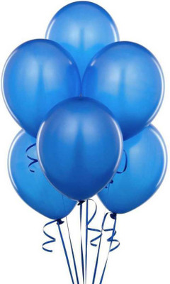 Jamboree Solid 1Blue50 Balloon(Blue, Pack of 50)