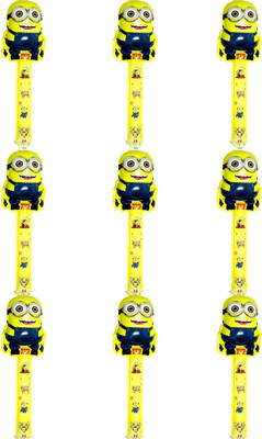 Prollon Printed Small Cheering Minion Stick Eye Pack 9 Balloon(Multicolor, Pack of 9)
Prollon Printed Small Cheering Minion Stick Eye Pack 9 Balloon(Multicolor, Pack of 9)
