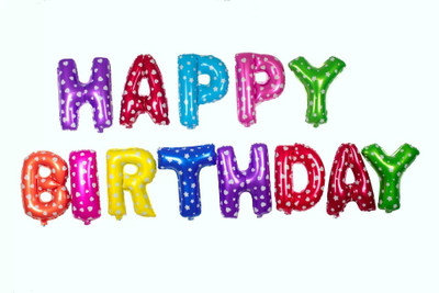 Priyals Printed Party Supplies Foil Happy Birthday Letters Multicolor Balloon(Multicolor, Pack of 1)
Priyals Printed Party Supplies Foil Happy Birthday Letters Multicolor Balloon(Multicolor, Pack of 1)