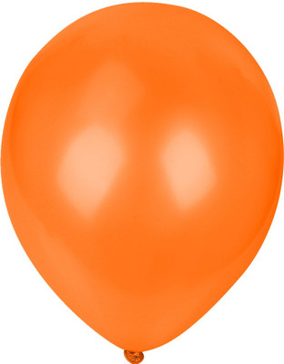 Nxt Gen Solid ORANGE METALLIC 50 Balloon(Orange, Pack of 50)