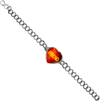 Rich & Famous Alloy Rhodium Bracelet, Multicolor