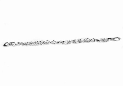 Arisidh Sterling Silver Rhodium Bracelet