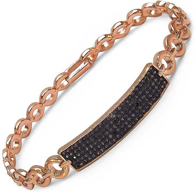 Johareez Sterling Silver Bracelet, Brown