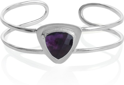 Thingalicious Alloy Cuff, Silver;purple