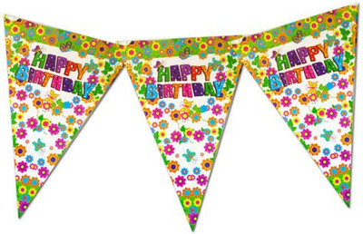 Planet Jashn Planet Jashn Happy Birthday Flowers & Butterflies Buntings Pennant Flag(8 ft, Pack of 1)
Planet Jashn Planet Jashn Happy Birthday Flowers & Butterflies Buntings Pennant Flag(8 ft, Pack of 1)