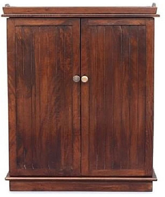 Ringabell Brewski Solid Wood Bar Cabinet(Finish Color - Honey)