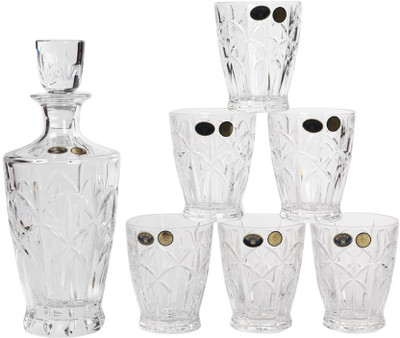 Bohemia Explosion MOD0360 (Crystal) 7 - Piece Bar Set(Crystal)