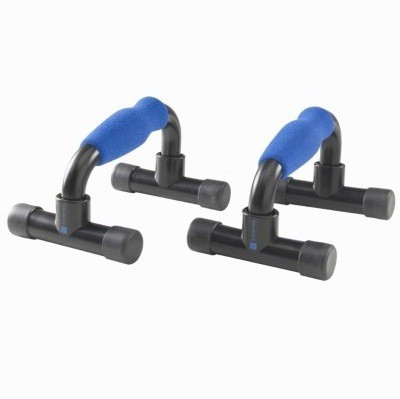 Fitness Solutions Push Up Bar, Pair (Black & Blue) Push-up Bar(Black)