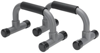 Sports Solutions Push Up Bar, Pair (Black & Grey) Push-up Bar(Grey)