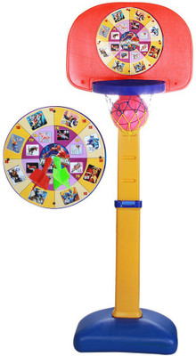 Variety Gift Centre Basket Ball And Dart Game With Adjustable Height Basketball Ring(3 Basketball Size With Net)
Variety Gift Centre Basket Ball And Dart Game With Adjustable Height Basketball Ring(3 Basketball Size With Net)