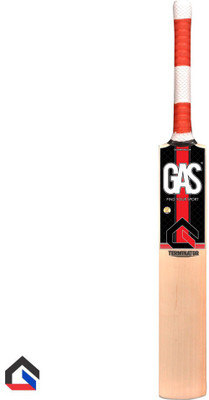 GAS Terminator Kashmir Willow Cricket Bat(Short Handle, 700-1200 g)