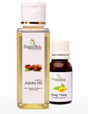 Organo Veda Combo of Jojoba and Ylang Ylang(75 ml)