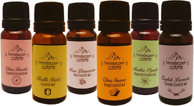 Himalayan Sutra Essential Oil Therapeutic Grade Pack of 6(60 ml)