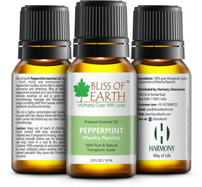 Bliss of Earth Premium PEPPERMINT (Mentha Piperetta) Essential Oil 10ML, 100% Pure & Natural Therapeutic Grade(10 ml)
Bliss of Earth Premium PEPPERMINT (Mentha Piperetta) Essential Oil 10ML, 100% Pure & Natural Therapeutic Grade(10 ml)