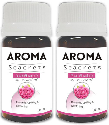 Aroma Seacrets Rose Absolute Pure Essential Oil (30ml) - Pack of 2(60 ml)