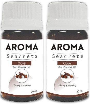 Aroma Seacrets Clove Pure Essential Oil- Pack of 2(60 ml)