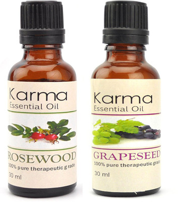 Karmakara 100% pure Therapeutic Grade undiluted essential oils in 30 ml Bottles-Rosewood Grapeseed oil(30 ml)
Karmakara 100% pure Therapeutic Grade undiluted essential oils in 30 ml Bottles-Rosewood Grapeseed oil(30 ml)