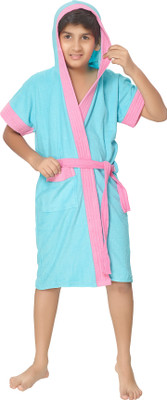 Sand Dune Blue Size Bath Robe(1 Kids Bathrobe, For: Baby Boys & Baby Girls, Blue