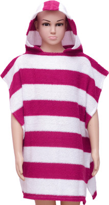 HomeStrap Pink Medium Bath Robe(Bath Robe, For: Baby Boys & Baby Girls, Pink