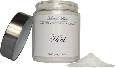 Mandy's Farm Healing Pure Epsom Bath & Foot Spa Salts - Salon Size(1000 g)