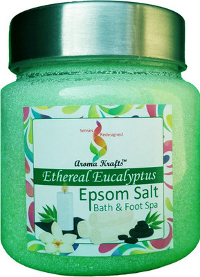 Aroma Krafts Ultra Pure Epsom Salt with Eucalyptus Mint Aroma(250 g)
