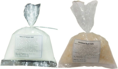 Fontura Epsom Salt ( 250 Gm ) + Himalayan Salt (250 Gm) Combo(500 g)