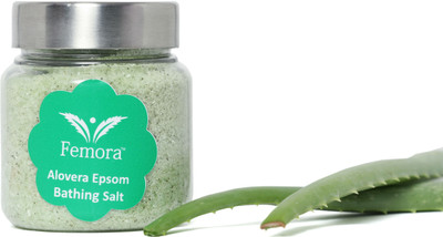 Femora Natural Aloe Vera Flavored Bathing Epsom Salt - 500 gms(500 g)