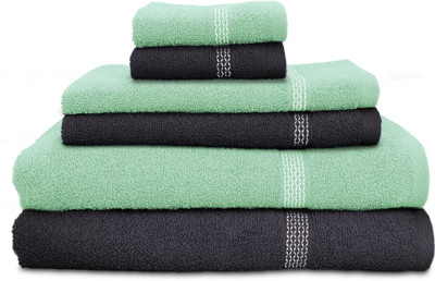 Swiss Republic Cotton Bath, Hand & Face Towel Set(Pack of 6, Grey, Light Green), Dark grey;light green
Swiss Republic Cotton Bath, Hand & Face Towel Set(Pack of 6, Grey, Light Green), Dark grey;light green