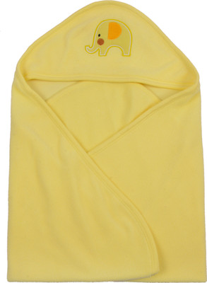 Quick Dry Fleece 200 GSM Bath Towel(Yellow)
