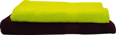 Trident Cotton 400 GSM Bath Towel Set(Pack of 2, Purple, Light Green), Light green;purple
Trident Cotton 400 GSM Bath Towel Set(Pack of 2, Purple, Light Green), Light green;purple