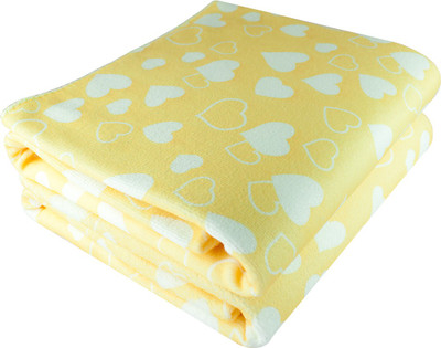 Stylefolio Microfiber 230 GSM Bath Towel(Pack of 2, Yellow)