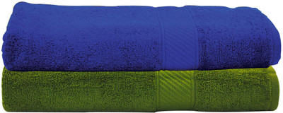 Trident Cotton 400 GSM Bath Towel Set(Pack of 2, Green, Dark Blue), Dark blue;green
Trident Cotton 400 GSM Bath Towel Set(Pack of 2, Green, Dark Blue), Dark blue;green