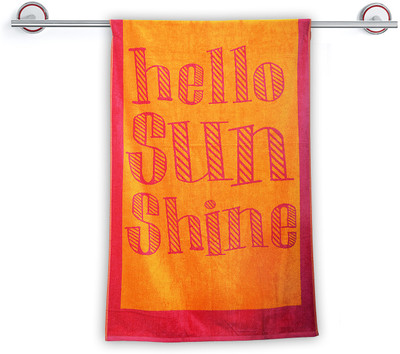 YNA Cotton 400 GSM Bath Towel(Orange)