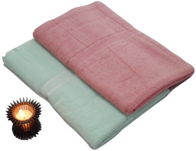 Snuggle Cotton GSM Bath Towel Set(Pack of 2, Multicolor)