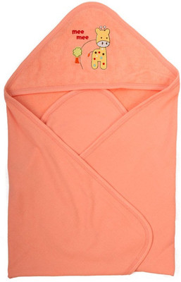 MeeMee Cotton 240 GSM Bath Towel(Pack of 4, Peach)