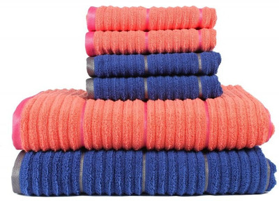 Casa Copenhagen GSM Bath, Hand Towel Set(Pack of 6, Orange, Blue), Blue;orange
Casa Copenhagen GSM Bath, Hand Towel Set(Pack of 6, Orange, Blue), Blue;orange