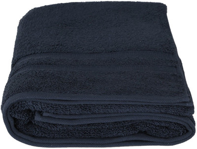 Kurtzy Cotton 650 GSM Bath Towel(Dark Blue), Navy blue