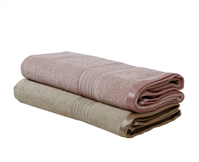 Calico Touch Cotton 400 GSM Bath Towel(Pack of 2, Multicolor)