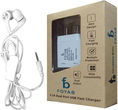 Triveni Fast Charger with Charge & Sync USB Cable & Handsfree (White) Mobile Charger(White)
Triveni Fast Charger with Charge & Sync USB Cable & Handsfree (White) Mobile Charger(White)